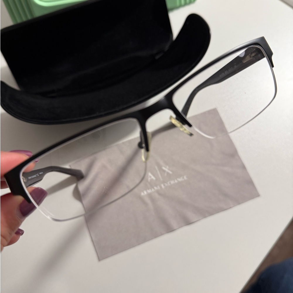 Armani Exchange Black prescription glasses